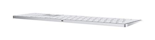 Apple Magic Keyboard with Numeric Keypad - Keyboard - Bluetooth - French - silver - for 10.2-inch iPad, 10.5-inch iPad Air, 10.9-inch iPad Air, iPad mini 5, iPhone 11, 12, SE, XR