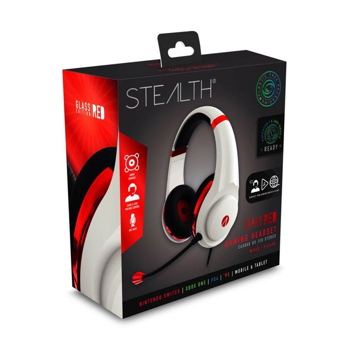 Stealth XP-Glass Gaming Headset Metallic Red Edition (Multi-platform)