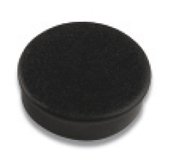 Best Value Bi-Silque Bi-Office 10 mm Round Magnet - Black (Pack of 10)