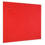 Best Value Bi-Office FB1446397 Unframed Red Felt Notice Board 120x90cm DD :: (Office & Stationery > Meeting & Presenting)