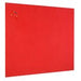 Best Value Bi-Office FB1446397 Unframed Red Felt Notice Board 120x90cm DD :: (Office & Stationery > Meeting & Presenting)