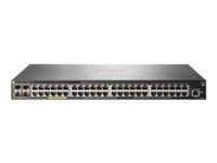 HPE Aruba 2930F 48G PoE+ 4SFP+ - Switch - L3 - Managed - 48 x 10/100/1000 (PoE+) + 4 x 1 Gigabit / 10 Gigabit SFP+ (uplink) - rack-mountable - PoE+ (740 W)