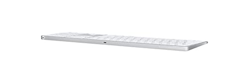 Apple Magic Keyboard with Touch ID and Numeric Keypad - Keyboard - Bluetooth, USB-C - AZERTY - French - for iMac (Early 2021), Mac mini (Late 2020), MacBook Air (Late 2020), MacBook Pro