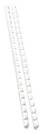 Best Value GBC CombBind Binding Combs, 28 mm, 240 Sheet Capacity, A4, 21 Ring, White, Pack of 50, 4028203