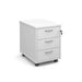 Best Value DAMS 3 Drawer Mobile Pedestal-White, Wood 60x42.6x56.7 cm