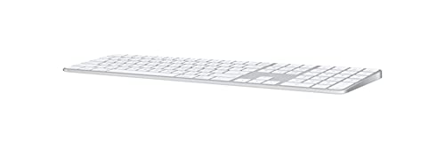 Apple Magic Keyboard with Touch ID and Numeric Keypad - Keyboard - Bluetooth, USB-C - AZERTY - French - for iMac (Early 2021), Mac mini (Late 2020), MacBook Air (Late 2020), MacBook Pro