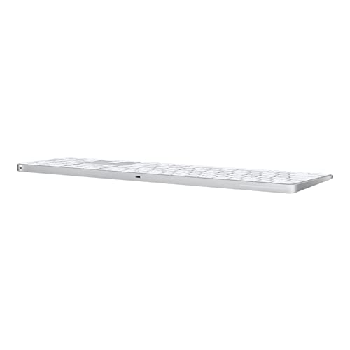 Apple Magic Keyboard with Touch ID and Numeric Keypad - Keyboard - Bluetooth, USB-C - QWERTY - Ukrainian - white keys