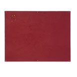 Best Value Bi-Office FB0746397 Unframed Red Felt Notice Board 90x60cm DD :: (Office & Stationery > Meeting & Presenting)