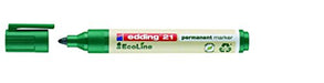 Best Value edding 21 Ecoline Permanent Marker - Green (Box of 10)