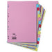 Best Value Elba A4 15 Part Card Dividers