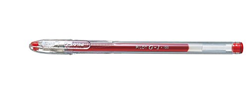 Best Value Pilot G105 Gel Ink Rollerball Pen with 0.5 mm Tip - Red (Pack of 12)