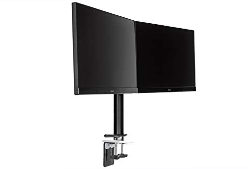 Iiyama DS1002C-B1 - Mounting kit - for 2 monitors (adjustable arm) - black - screen size: 10"-30" - desk-mountable - for ProLite E2783QSU-B1, XU2495WSU-B1, XUB2495WSU-B1