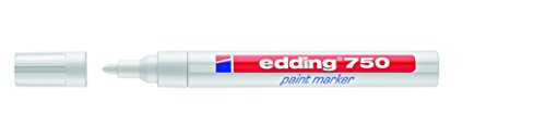 Best Value Edding 750 Paint Markers Bullet Tip 2-4mm Line White Ref 750-049 [Pack of 10]