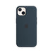 Apple - Back cover for mobile phone - with MagSafe - silicone - abyss blue - for iPhone 13