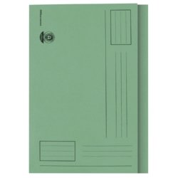 Best Value Square Cut Folders Foolscap 180gsm Green - Pack of 100