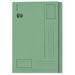 Best Value Square Cut Folders Foolscap 180gsm Green - Pack of 100