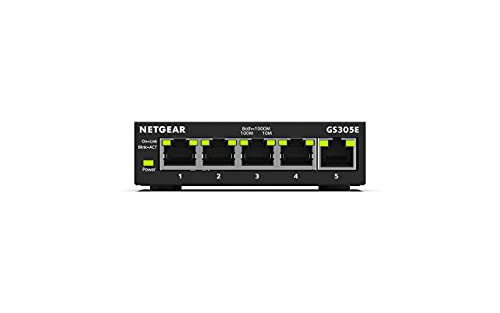 NETGEAR Plus GS305E - Switch - smart - 5 x 10/100/1000