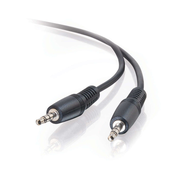 C2G 3M Audio Jack Male to Male Stereo Audio Verlängerungskabel, Audio Jack für Kopfhörer, HDTV, Laptop, Smartphone, Nintendo Switch, Auto AUX, PS4, Xbox, Gaming Controller, Gaming Headsets und mehr