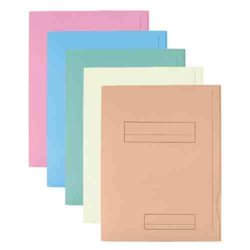 Best Value Two Flap 250gsm Assorted Folders