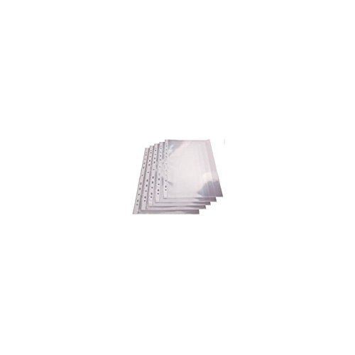 Best Value ProOffice "11170974-000" Value A4 Top-Opening Polypropylene Punched Pocket - Clear (Pack of 100)