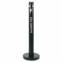 Best Value RCPR1BK Freestanding Smoker's Pole,14-1/4" Base,4"x41",Black