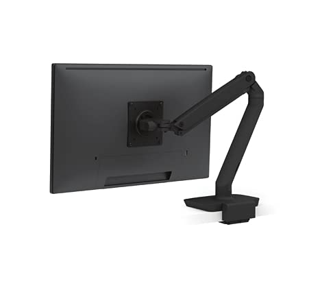 Ergotron MXV Desk Monitor Arm with Top Mount C-Clamp - Mounting kit - for Monitor (low profile) - matte black - screen size: up to 34" - clamp mountable, desk-mountable