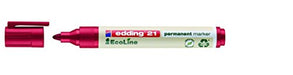 Best Value edding 21 Ecoline Permanent Marker - Red (Box of 10)