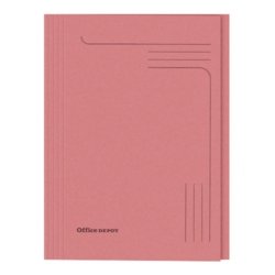 Best Value Square Cut Folders Foolscap 250gsm Yellow - Pack of 100