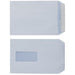 Best Value Premium Peel & Seal Envelopes White Pocket C5 110gsm Window -Box of 500