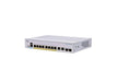 Cisco Business 250 Series 250-8P-E-2G - Switch - L3 - smart - 8 x 10/100/1000 (PoE+) + 2 x combo Gigabit Ethernet/Gigabit SFP - rack-mountable - PoE+ (67 W)