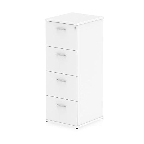 Impulse 4 Drawer Filing Cabinet White I000194