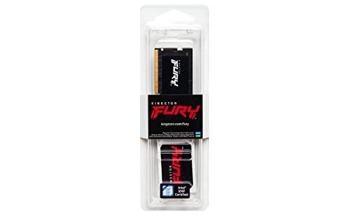 Kingston FURY Impact - DDR5 - module - 8 GB - SO-DIMM 262-pin - 4800 MHz / PC5-38400 - CL38 - 1.1 V - unbuffered - on-die ECC