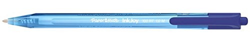 Best Value PaperMate InkJoy 100 RT Retractable Ball Pen with 1.0 mm Medium Tip - Blue, Box of 20