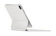 Apple Magic Keyboard - Keyboard and folio case - with trackpad - backlit - Apple Smart connector - AZERTY - French - white - for 11-inch iPad Pro (1st generation, 2nd generation, 3rd generation), 10.9-inch iPad Air (4th generation)