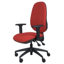 Best Value Air Care High Back Operator Chair - Deep Cherry