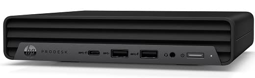 HP ProDesk 400 G6 - Mini desktop - Core i3 10100T / 3 GHz - RAM 4 GB - SSD 256 GB - NVMe - UHD Graphics 630 - GigE - Win 10 Pro 64-bit - monitor: none - keyboard: UK