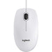 Logitech B100 White Optical Mouse for Business