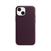 Apple - Back cover for mobile phone - with MagSafe - leather - dark cherry - for iPhone 13 mini