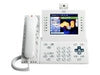 Cisco Unified IP Phone 9971 Slimline - IP video phone - IEEE 802.11b/g/a (Wi-Fi) - SIP - multiline - arctic white