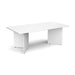 Best Value DAMS Arrow head leg rectangular boardroom table 2000mm x 1000mm - white