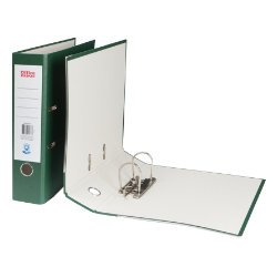 Best Value Coloured Lever Arch File 2 hole 70mm capacity - Priced EACH - Dark Green