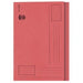 Best Value Square Cut Folders Foolscap 180gsm Red - Pack of 100