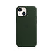 Apple - Back cover for mobile phone - with MagSafe - leather - sequoia green - for iPhone 13 mini