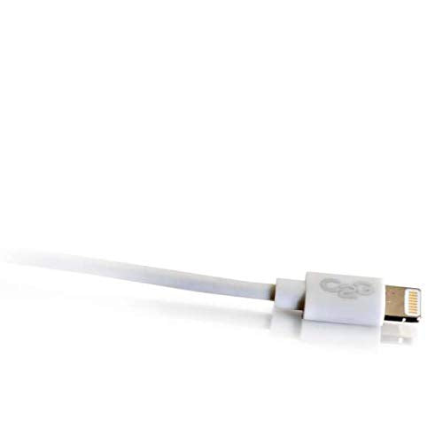 C2G USB A Male to Lightning Male Sync and Charging Cable - Lightning cable - Lightning male to USB male - 1 m - white - for Apple iPad/iPhone/iPod (Lightning)