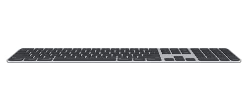 Apple Magic Keyboard with Touch ID and Numeric Keypad - Keyboard - Bluetooth, USB-C - AZERTY - French - black keys