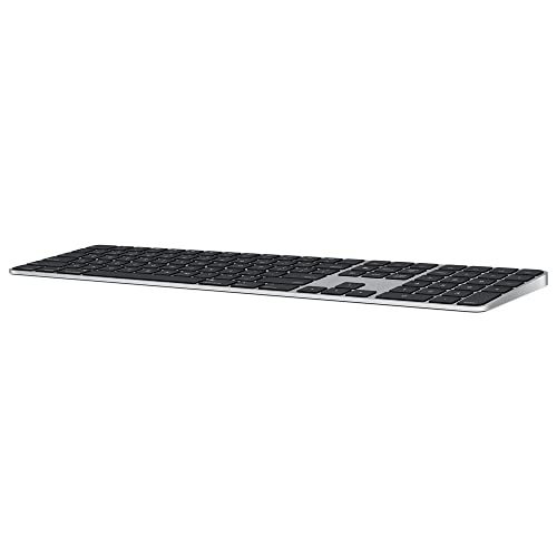 Apple Magic Keyboard with Touch ID and Numeric Keypad - Keyboard - Bluetooth, USB-C - QWERTY - Norwegian - black keys