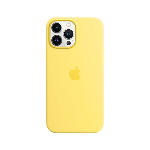 Apple - Back cover for mobile phone - with MagSafe - MagSafe compatibility - silicone - lemon zest - for iPhone 13 Pro Max