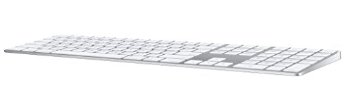 Apple Magic Keyboard with Numeric Keypad - Keyboard - Bluetooth - US - silver - for 10.2-inch iPad, 10.5-inch iPad Air, 10.9-inch iPad Air, iPad mini 5, iPhone 11, 12, SE, XR