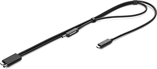 HP Combo - Thunderbolt cable - 70 cm - black - for Elite x2, EliteBook 83X G8, 840, 84X G8, 85X G8, ProBook 44X G8, 45X G8, 635, ProBook x360