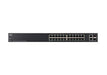 Cisco Small Business Smart Plus SF220-24 - Switch - Managed - 24 x 10/100 + 2 x combo Gigabit SFP - desktop, rack-mountable